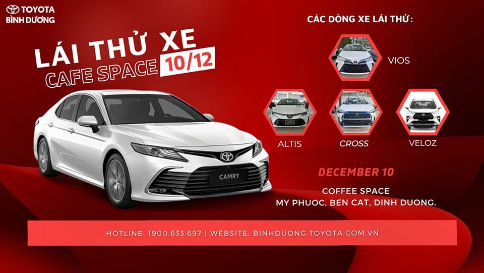 Cập nhật Chương trình  Lái thử xe Toyota