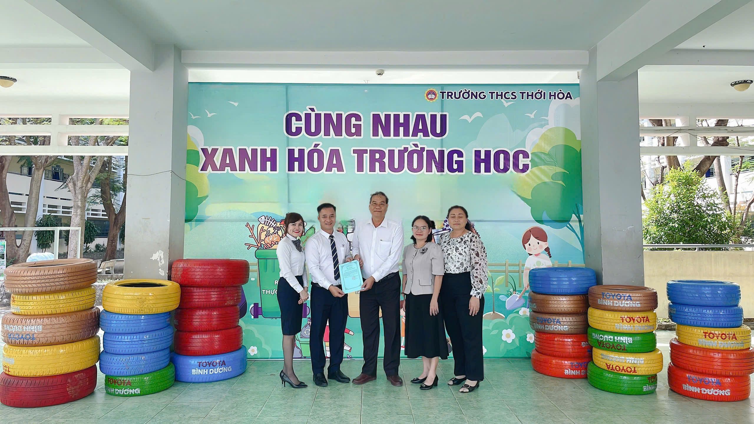 TỪ NHỮNG CHIẾC LỐP XE – ƯƠM MẦM NIỀM VUI HỌC ĐƯỜNG